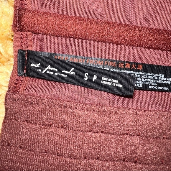 Maroon Out From Under Corset - Picture 4 of 4